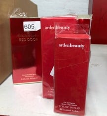 QUANTITY OF HEALTH & BEAUTY ITEMS TO INCLUDE ELIZABETH ARDEN RED DOOR BY ELIZABETH ARDEN EAU DE TOILETTE SPRAY 3.3 OZ / 90 ML: LOCATION - G