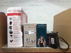 QUANTITY OF HEALTH & BEAUTY ITEMS TO INCLUDE REVLON ONE-STEP HAIR DRYER AND VOLUMISER - NEW MINT EDITION (ONE-STEP, 2-IN-1 STYLING TOOL, IONIC AND CERAMIC TECHNOLOGY, UNIQUE OVAL DESIGN, FOR MID TO L