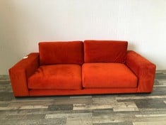 JOHN LEWIS SWOON DENVER LARGE 3 SEATER SOFA: LOCATION - FLOOR(COLLECTION OR OPTIONAL DELIVERY AVAILABLE)