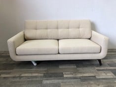 JOHN LEWIS BARBICAN 3 SEATER SOFA: LOCATION - FLOOR(COLLECTION OR OPTIONAL DELIVERY AVAILABLE)