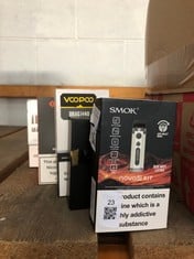 QUANTITY OF ASSORTED VAPES TO INCLUDE SNOK NOVO 5 KIT RRP £120 ID MAY BE REQUIRED - COLLECTION ONLY - LOCATION BACK RACK