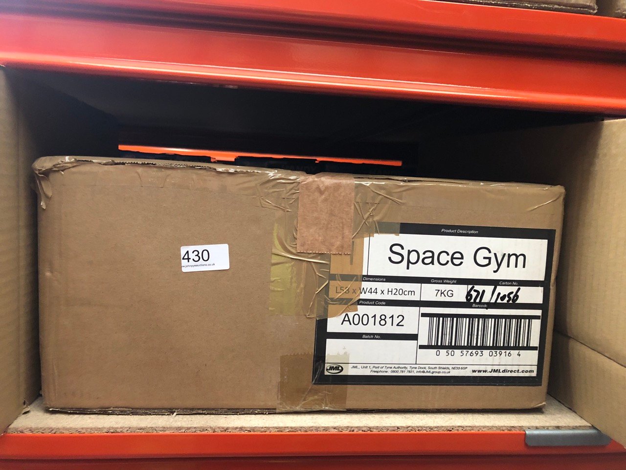 SPACEGYM FLYWHEEL TRAINER: LOCATION - D RACK