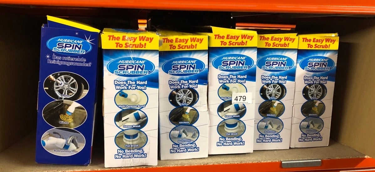 6 X HURRICANE SPIN SCRUBBERS: LOCATION - E RACK