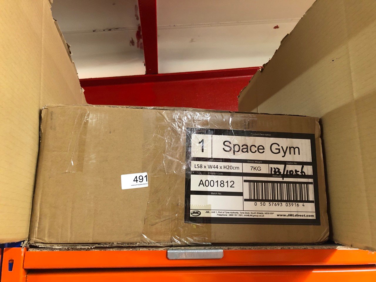 SPACEGYM FLYWHEEL TRAINER: LOCATION - E RACK