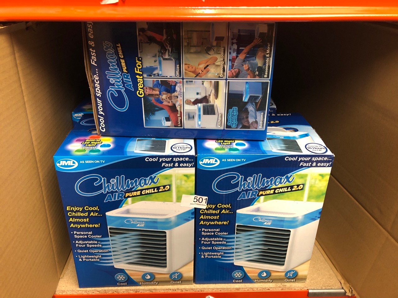 QUANTITY OF KITCHEN & APPLIANCES ITEMS TO INCLUDE CHILLMAX AIR PURE CHILL: LOCATION - E RACK