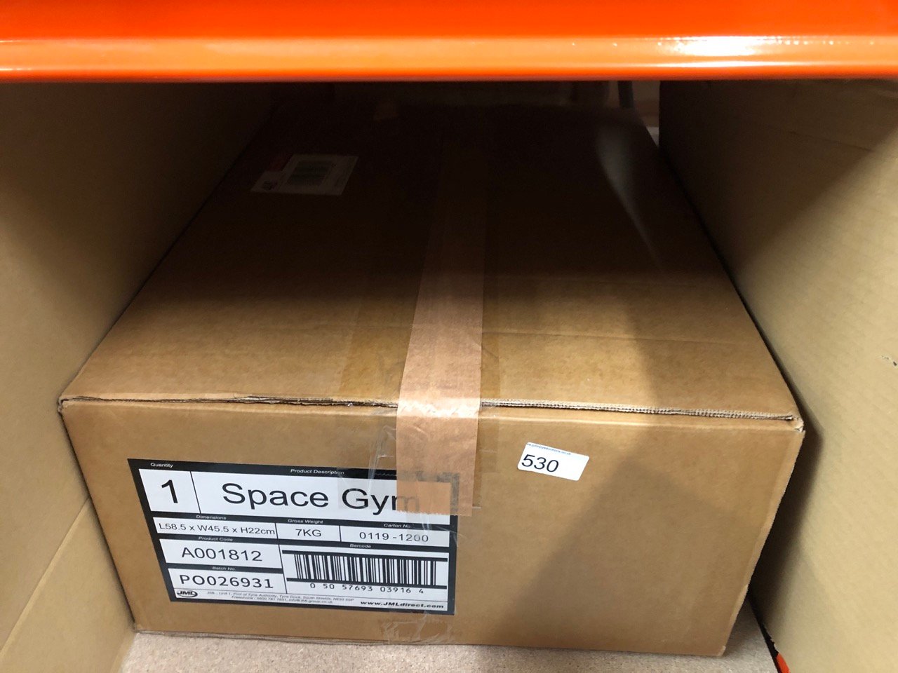 SPACEGYM FLYWHEEL TRAINER: LOCATION - E RACK