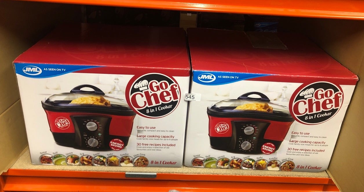 2 X GO CHEF 8 IN 1 COOKER: LOCATION - E RACK