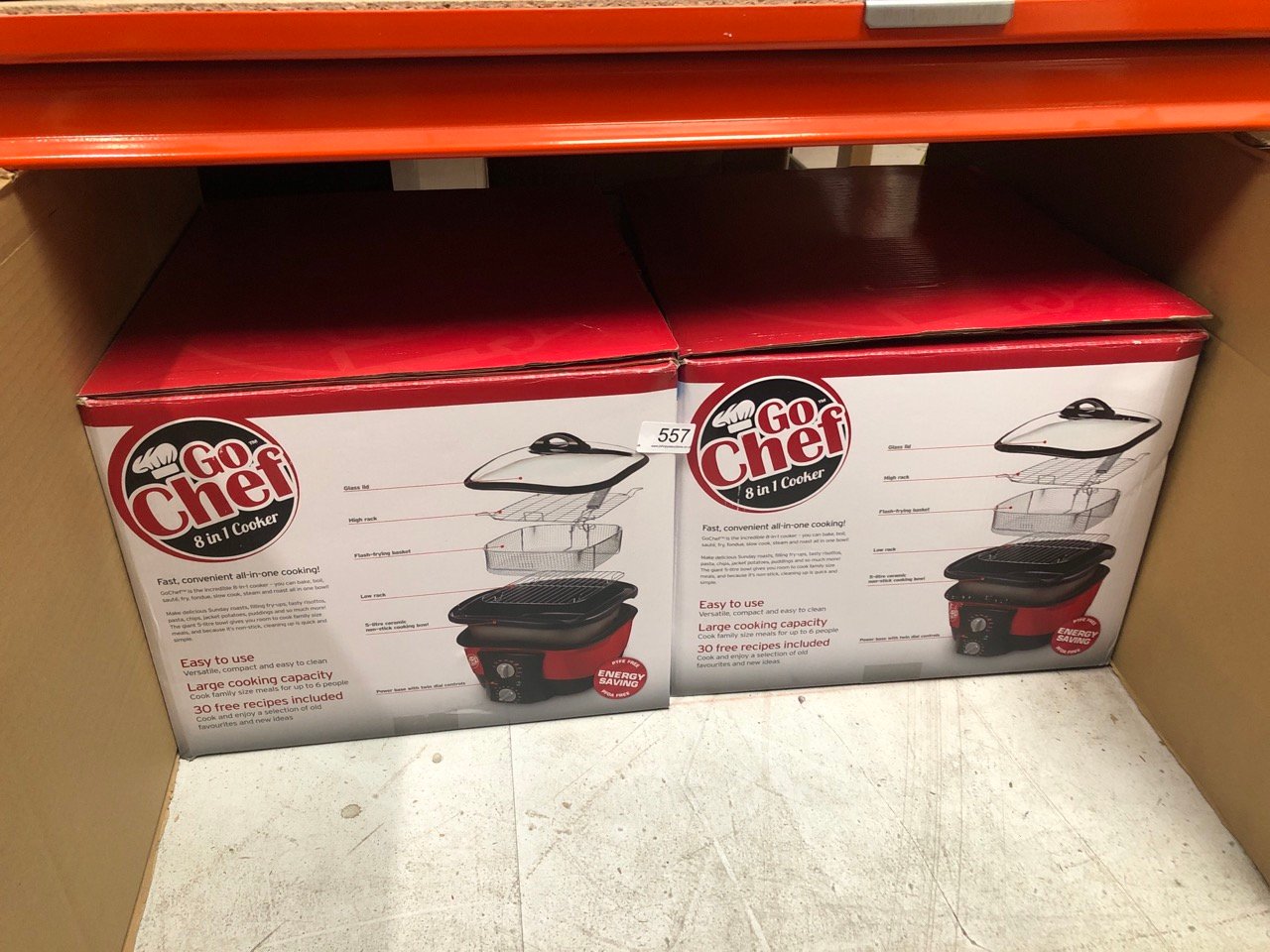 2 X GO CHEF 8 IN 1 COOKER: LOCATION - E RACK