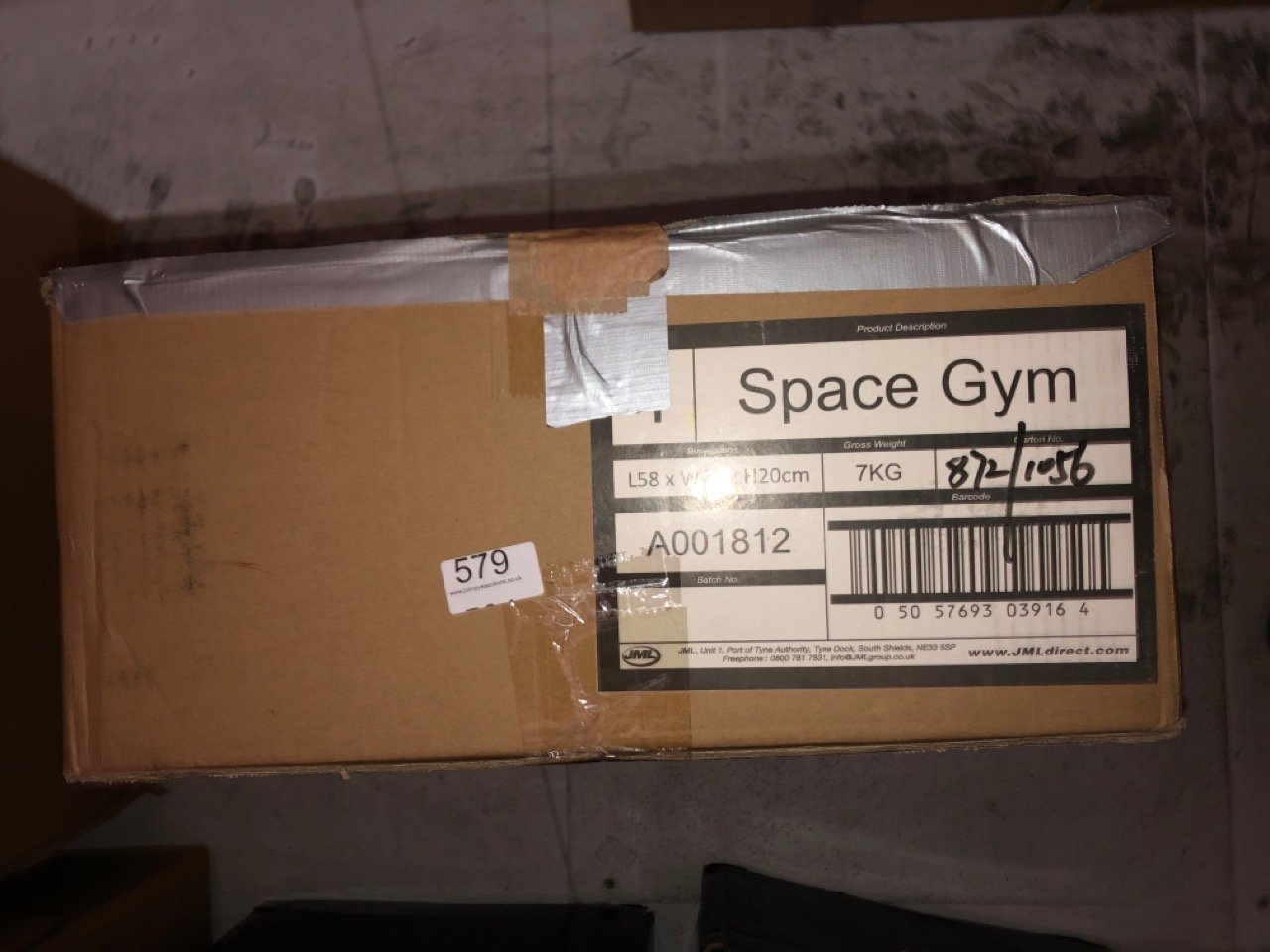 SPACEGYM FLYWHEEL TRIANER: LOCATION - F RACK