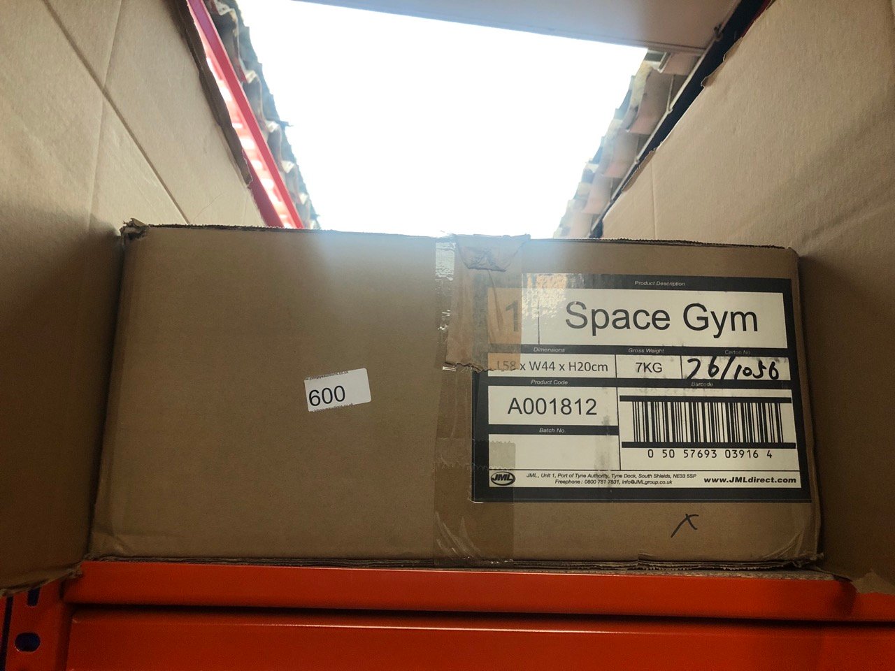 SPACEGYM FLYWHEEL TRAINER: LOCATION - F RACK