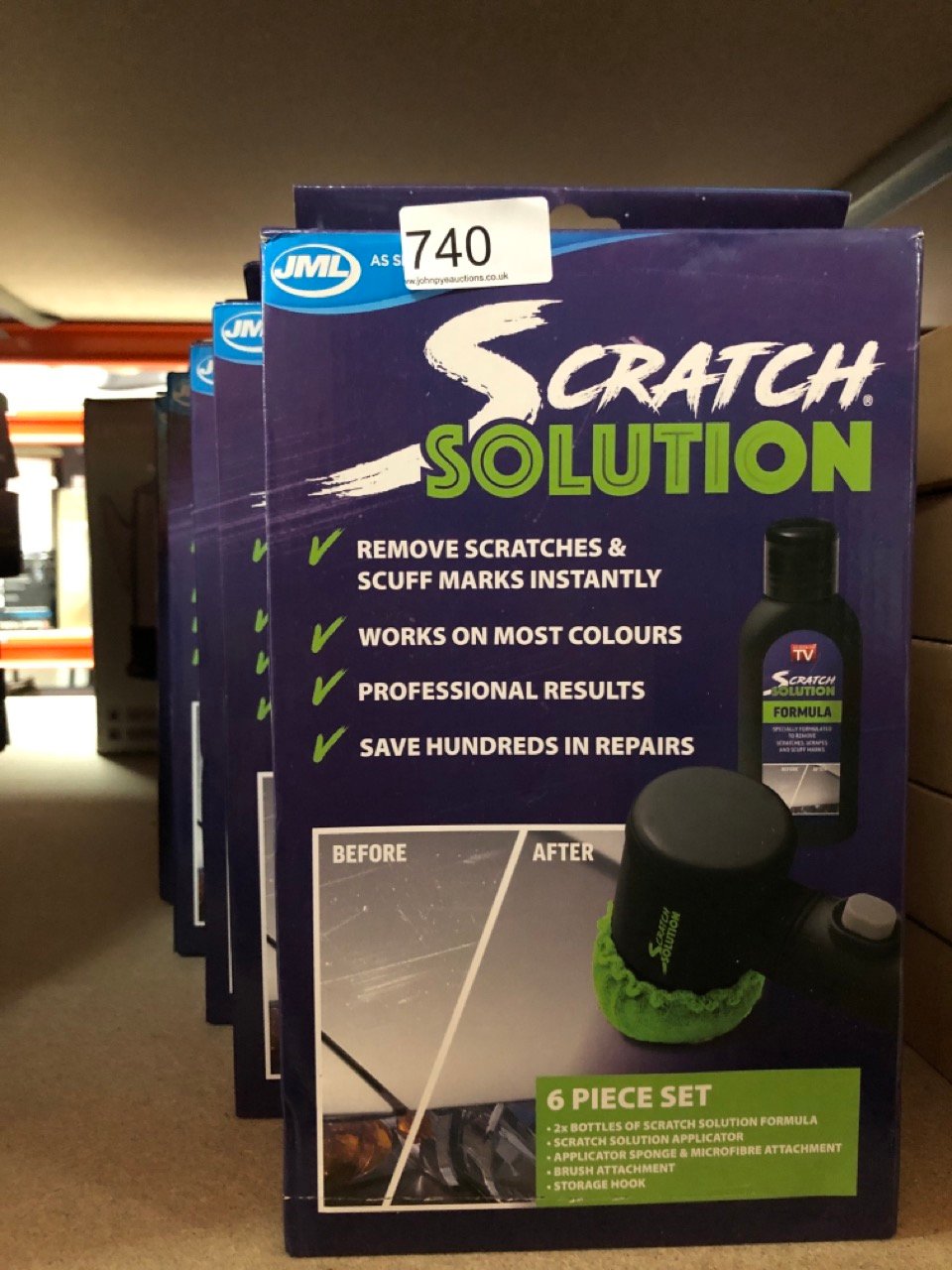 5 X SCRATCH SOLUTION 6 PIECE SET: LOCATION - G RACK