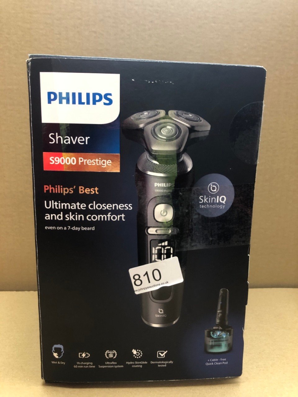 1 X PHILIPS SHAVER SERIES 9000 PRESTIGE, WET AND DRY ELECTRIC SHAVER, BLACK MATTE, LIFT & CUT SHAVING SYSTEM, SKINIQ TECHNOLOGY, BEARD STYLER, CLEANING POD, PREMIUM POUCH, MODEL SP9840/31.: LOCATION