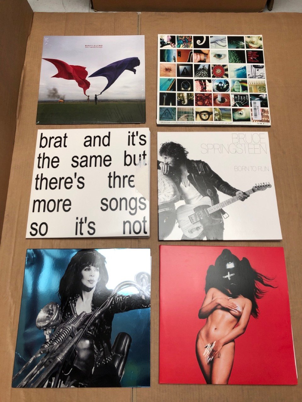 QUANTITY OF ITEMS TO INCLUDE BIFFY CLYRO ONLY REVOLUTIONS RECORD: LOCATION - H RACK