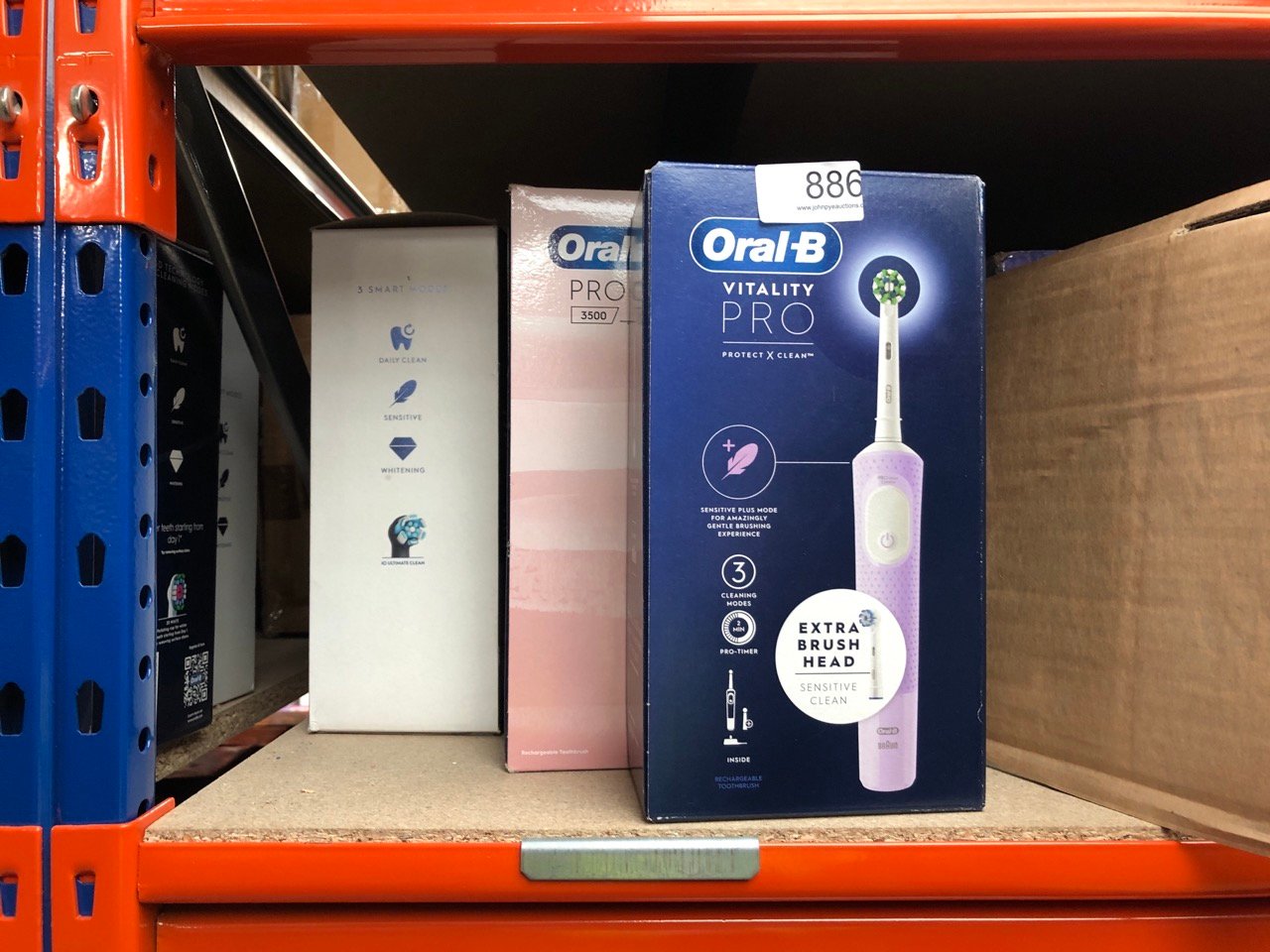 QUANTITY OF ITEMS TO INCLUDE ORAL B PRO 3 TOOTHBRUSH: LOCATION - H RACK