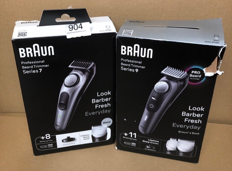 QUANTITY OF HEALTH & BEAUTY ITEMS TO INCLUDE BRAUN BEARD TRIMMER SERIES 7 BT7420, TRIMMER WITH BARBER TOOLS: LOCATION - I RACK