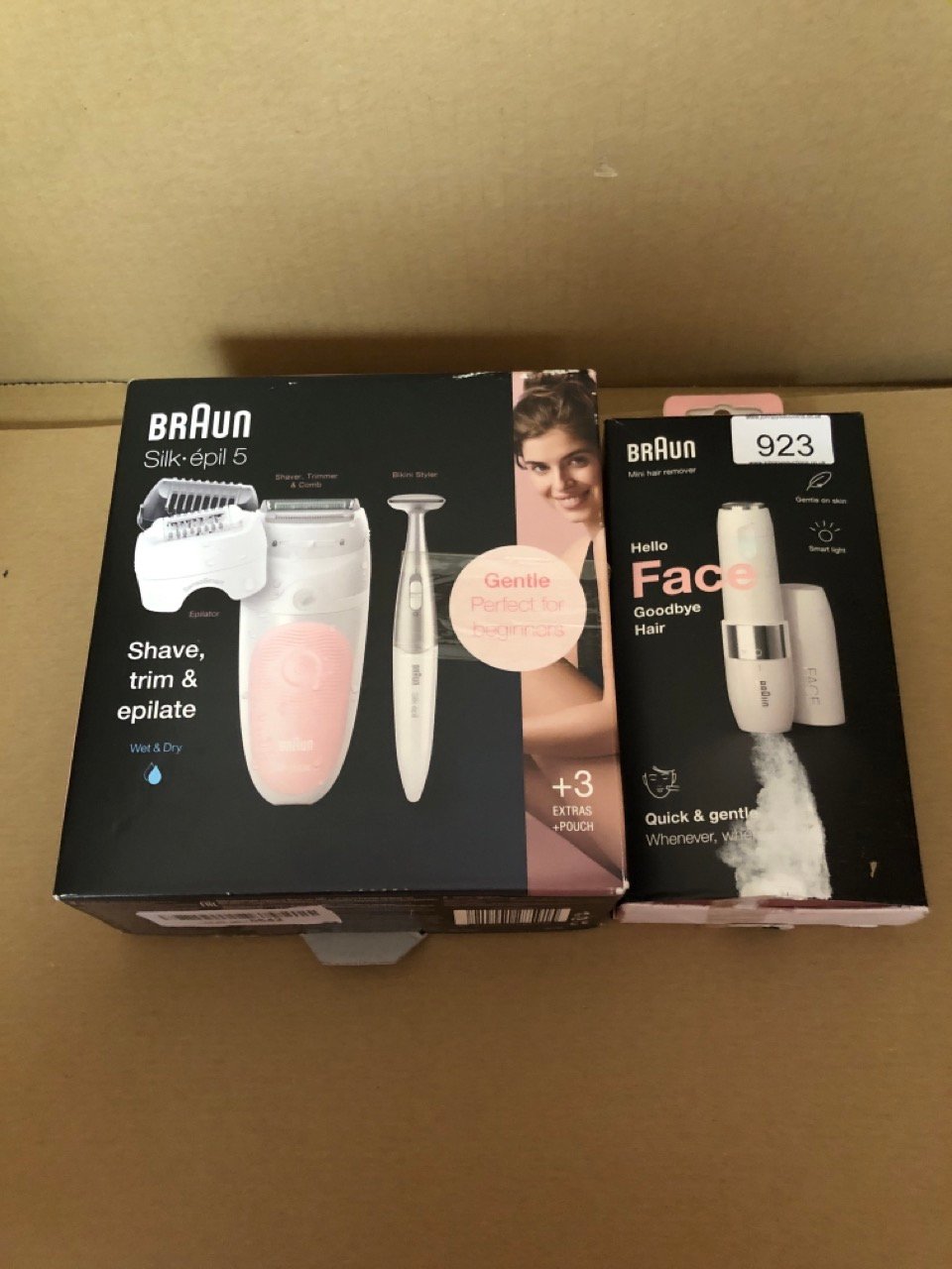 QUANTITY OF HEALTH & BEAUTY ITEMS TO INCLUDE BRAUN SILK-ÉPIL 5 EPILATOR FOR HAIR REMOVAL, 3 IN 1, INCLUDES SHAVER & TRIMMER HEAD, CORDLESS, GENTLE HAIR REMOVAL SETTING, WET & DRY, 100% WATERPROOF, 2