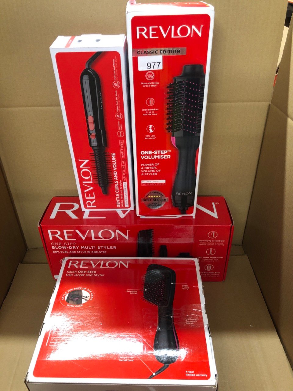 QUANTITY OF HEALTH & BEAUTY ITEMS TO INCLUDE REVLON HAIR TOOLS RVHA6017UK TANGLE FREE HOT AIR STYLER, BLACK: LOCATION - I RACK