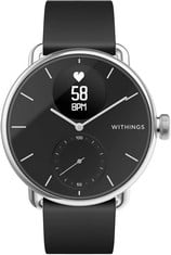 WITHINGS SCANWATCH – HYBRID SMART WATCH WITH ECG, HEART RATE, OXIMETER - SMART WATCHES FOR WOMEN, SMART WATCH FOR MEN, FITNESS TRACKER - ANDROID & IOS: LOCATION - N