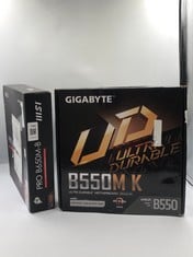 III PRO B650M-B AMD MOTHERBOARD + GIGABYTE B550M K AMD MOTHERBOARD: LOCATION - C