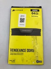 CORSAIR VENGEANCE DDR5 64GB (2X 32GB) RAM 5600 MHZ (RRP-£158): LOCATION - C