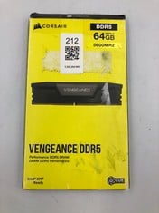 CORSAIR VENGEANCE DDR5 64GB (2X 32GB) RAM 5600 MHZ (RRP-£158): LOCATION - C