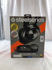 STEELSERIES ARCTIS NOVA PRO MULTI-SYSTEM GAMING HEADSET - PREMIUM HI-FI DRIVERS, HI-RES AUDIO - 360° SPATIAL AUDIO - GAMEDAC GEN 2 - ESS SABRE QUAD-DAC - STEALTH RETRACTABLE MIC - PC, PS5, PS4, SWITC