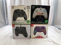 QUANTITY OF  ITEMS TO INCLUDE PDP AFTERGLOW WAVE WIRELESS CONTROLLER PURPLE NINTENDO SWITCH: LOCATION - D