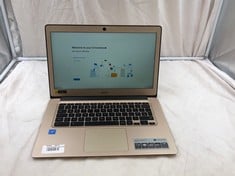 ACER CHROMEBOOK 14 32GB LAPTOP: MODEL NO N16P1. INTEL CELERON N3160, 4GB RAM,: LOCATION - D