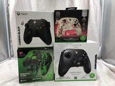 QUANTITY OF ITEMS TO INCLUDE MICROSOFT XBOX CONTROLLER CARBON BLACK: LOCATION - E