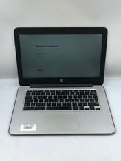 HP CHROMEBOOK 14 G4 32GB LAPTOP: MODEL NO 14-CA080NO. INTEL CELERON N2940, 4GB RAM,: LOCATION - F