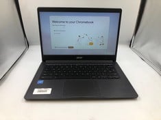 ACER CHROMEBOOK 314 32GB LAPTOP: MODEL NO C933-C6YY. INTEL CELERON N4020, 4GB RAM,: LOCATION - F