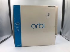 NETGEAR ORBI MESH WIFI 6 SYSTEM (RBK763S) , MESH ROUTER & 2 EXTENDERS , COVER EVERY ROOM, UP TO 6,000 SQ FT , IMPROVE WIFI SPEEDS UP TO 5.4 GBPS & 75 DEVICES , SIMPLE APP SET UP.: LOCATION - P