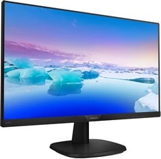 PHILIPS 24" VLINE 243V MONITOR (ORIGINAL RRP - £94.97) IN BLACK. (WITH BOX)  [JPTC72024]