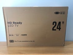 24 INCH TV 24"  TV IN BLACK. (WITH BOX)  [JPTC72169]