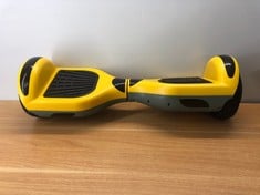 SISIGAD HY A12 HOVERBOARD (ORIGINAL RRP - £115) IN YELLOW. (WITH BOX) COLLECTION ONLY  [JPTC72225]