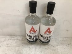 2 X BOTTLES OF ARBIKIE TATTIE BOGLE VODKA 700ML 43% (18+ PROOF OF ID) (COLLECTION DAYS MONDAY 4th NOVEMBER - WEDNESDAY 6TH NOVEMBER 9AM TO 4PM)