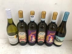 12 X BOTTLES OF ASSORTED WINES TO INCLUDE AMANTI PINOT GRIGIO WHITE WINE 750ML 12% (18+ PROOF OF ID) (COLLECTION DAYS MONDAY 4th NOVEMBER - WEDNESDAY 6TH NOVEMBER 9AM TO 4PM)