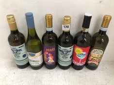 12 X BOTTLES OF ASSORTED WINES TO INCLUDE QUATTRO D'ORO CUSTOZA WHITE WINE 750ML 12% (18+ PROOF OF ID) (COLLECTION DAYS MONDAY 4th NOVEMBER - WEDNESDAY 6TH NOVEMBER 9AM TO 4PM)