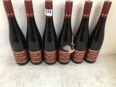 12 X ASSORTED RED WINE TO INCLUDE BOR FORRAS PIEROTH BLAUFRANKISON 2022 10% 750ML (18+ PROOF OF ID) (COLLECTION DAYS MONDAY 4th NOVEMBER - WEDNESDAY 6TH NOVEMBER 9AM TO 4PM)