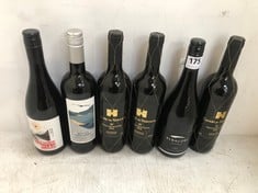 12 X ASSORTED RED WINE TO INCLUDE ALBACORE RESERVE SHIRAZ 2022 14% 750ML (18+ PROOF OF ID) (COLLECTION DAYS MONDAY 4th NOVEMBER - WEDNESDAY 6TH NOVEMBER 9AM TO 4PM)