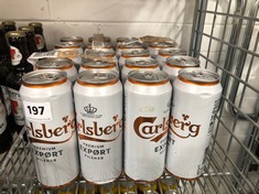 20 X CANS OF CARLSBERG PREMIUM EXPORT PILSNER BEER 500ML 4.8% (18+ PROOF OF ID) (COLLECTION DAYS MONDAY 4th NOVEMBER - WEDNESDAY 6TH NOVEMBER 9AM TO 4PM)