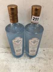 2 X THE LAKES GIN CLASSIC GIN 70CL 46% (18+ PROOF OF ID) (COLLECTION DAYS MONDAY 4th NOVEMBER - WEDNESDAY 6TH NOVEMBER 9AM TO 4PM)