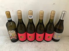 12 X BOTTLES OF ASSORTED WINES TO INCLUDE QUATTRO D'ORO CUSTOZA WHITE WINE 750ML 12% (18+ PROOF OF ID) (COLLECTION DAYS MONDAY 4th NOVEMBER - WEDNESDAY 6TH NOVEMBER 9AM TO 4PM)