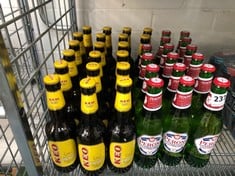 16 X BOTTLES OF PERONI GLUTEN FREE BEER 330ML 5.0% TO INCLUDE 20 X BOTTLES OF KEO 1951 BEER 330ML 4.5% (18+ PROOF OF ID) (COLLECTION DAYS MONDAY 4th NOVEMBER - WEDNESDAY 6TH NOVEMBER 9AM TO 4PM)