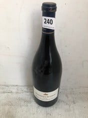 BOTTLE OF SEIGNEUR D'AUPENAC 2016 SAINT-CHINIAN-ROQUEBRUN WINE 150CL 14% (18+ PROOF OF ID) (COLLECTION DAYS MONDAY 4th NOVEMBER - WEDNESDAY 6TH NOVEMBER 9AM TO 4PM)