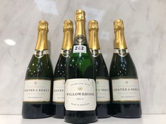 9 X BOTTLES OF ASSORTED WINE TO INCLUDE WILLOWBROOK SPARKLING WINE BRUT 75CL 11% (18+ PROOF OF ID) (COLLECTION DAYS MONDAY 4th NOVEMBER - WEDNESDAY 6TH NOVEMBER 9AM TO 4PM)