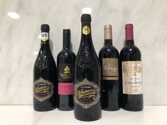 13 X BOTTLES OF ASSORTED WINES TO INCLUDE MAROGNE VALPOLICELLO RIPASSO ZENI 1870 75CL 14% (18+ PROOF OF ID) (COLLECTION DAYS MONDAY 4th NOVEMBER - WEDNESDAY 6TH NOVEMBER 9AM TO 4PM)