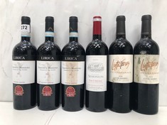 13 X BOTTLES OF ASSORTED WINES TO INCLUDE LIRICA PRIMITIVO DI MANDURIA 2021 750ML 14.5% (18+ PROOF OF ID) (COLLECTION DAYS MONDAY 4th NOVEMBER - WEDNESDAY 6TH NOVEMBER 9AM TO 4PM)