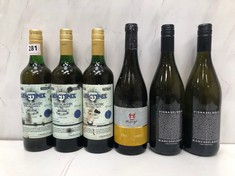 12 X BOTTLES OF ASSORTED WINES TO INCLUDE VIGNA DEL SOLE BIANCO DEL SOL VINO FRIZZANTE - PERLWEN 75CL 10.5% (18+ PROOF OF ID) (COLLECTION DAYS MONDAY 4th NOVEMBER - WEDNESDAY 6TH NOVEMBER 9AM TO 4PM)