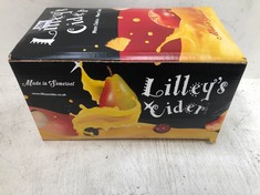 2 X LILLEYS CIDER MANGO 10 LITRE BOX BBE-OCT/2025 & SEPT/2025 (18+ PROOF OF ID) (COLLECTION DAYS MONDAY 4th NOVEMBER - WEDNESDAY 6TH NOVEMBER 9AM TO 4PM)